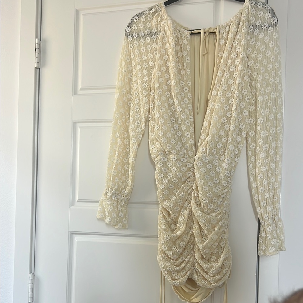 Lovers + Friends open back lace dress